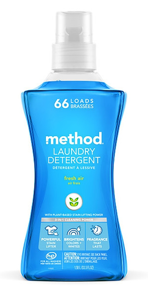 method 1127 Laundry Detergent, 20 oz Bottle, Liquid, Pleasant [SKU: ORG9881459]