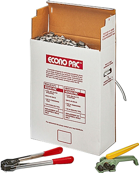 Nifty Wrapper SEP48HD Jumbo Strapping Kit, Heavy-Duty, Plastic, White [SKU: ORG7918378]