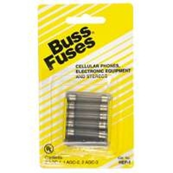Bussmann HEF-1 Fast Acting Fuse Kit, 250 V, Glass Body [SKU: ORG6196596]
