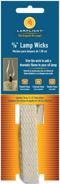 Lamplight 9995 Flat Lamp Wick, Cotton, For: Chamber and Traditions Oil Lamps [SKU: ORG1495977]