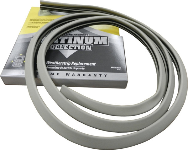 M-D Platinum Series 91892 Replacement Weatherstrip, 1.1 in W, 9 in L, TPV3 Rubber, Beige [SKU: ORG1839265]