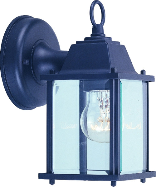 Boston Harbor AL1037-53L Outdoor Wall Lantern, 120 V, 60 W, A19 or CFL Lamp, Aluminum Fixture, Black [SKU: ORG6858039]