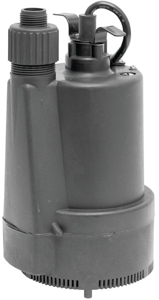 SUPERIOR PUMP 91330 Submersible Utility Pump, 4.1 A, 120 V, 0.33 hp, 1-1/4 in Outlet, 40 gpm, Thermoplastic Impeller [SKU: ORG7019334]