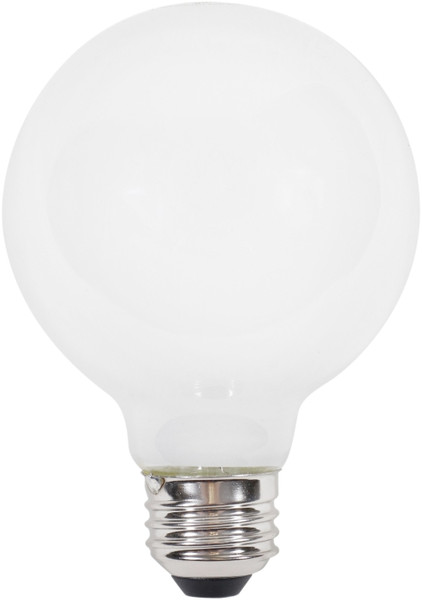 Sylvania 40767 Natural LED Bulb, Globe, G25 Lamp, 60 W Equivalent, E26 Lamp Base, Dimmable, Frosted, Soft White Light [SKU: ORG1227990]