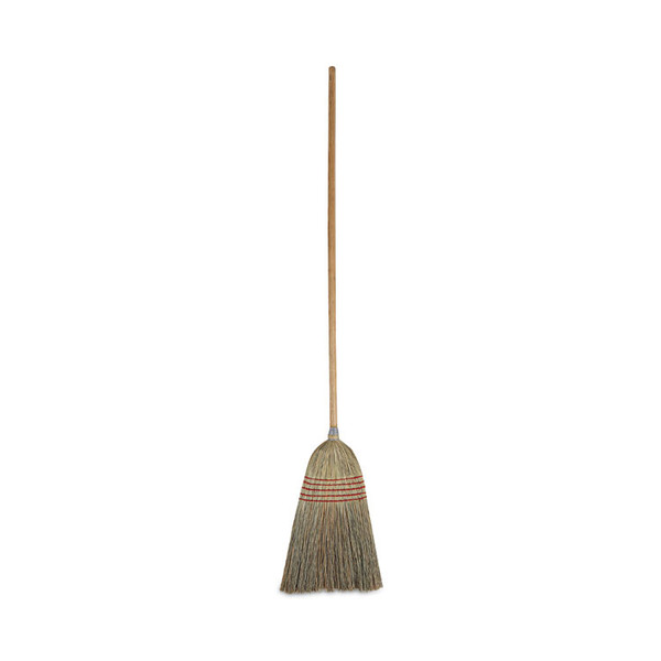Parlor Broom, Corn Fiber Bristles, 55" Overall Length, Natural, 12/Carton [SKU: BWK926CCT]