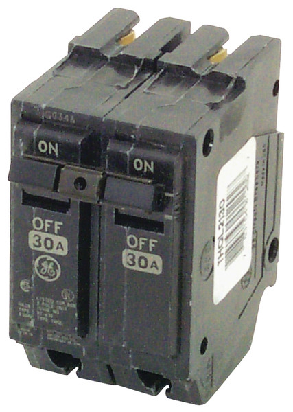 GE Industrial Solutions THQL2130 Feeder Circuit Breaker, Type THQL, 30 A, 2 -Pole, 120/240 V, Plug Mounting [SKU: ORG6122030]