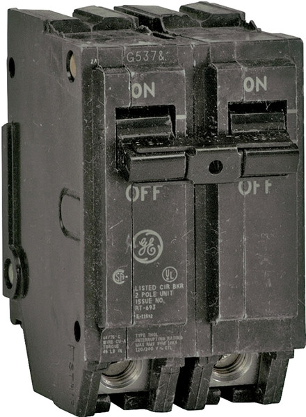 GE Industrial Solutions THQL2140 Feeder Circuit Breaker, Type THQL, 40 A, 2 -Pole, 120/240 V, Plug Mounting [SKU: ORG6122071]