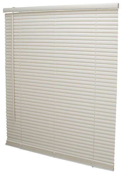 Simple Spaces PVCMB-17AA Blind, 72 in L, 30 in W, Vinyl, Alabaster [SKU: ORG8061459]