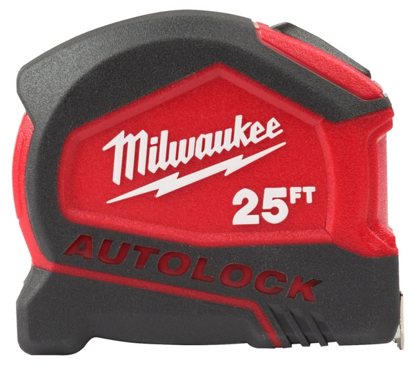 Milwaukee 48-22-6825 Tape Measure, 25 ft L Blade [SKU: ORG1384338]