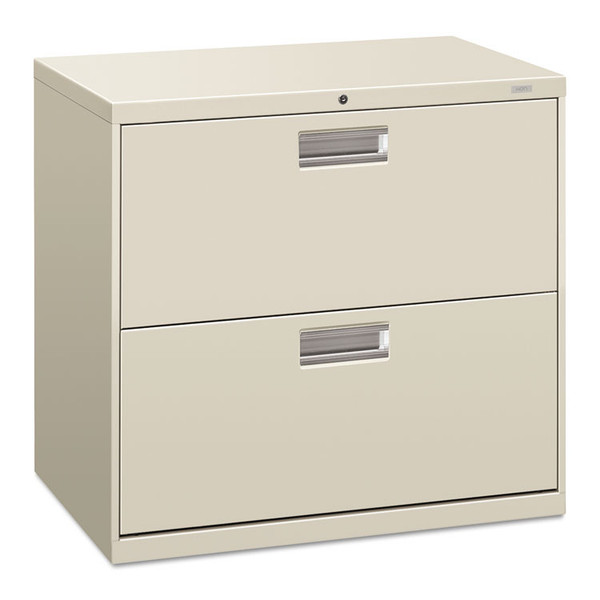 Brigade 600 Series Lateral File, 2 Legal/Letter-Size File Drawers, Light Gray, 30" x 18" x 28 [SKU: HON672LQ]