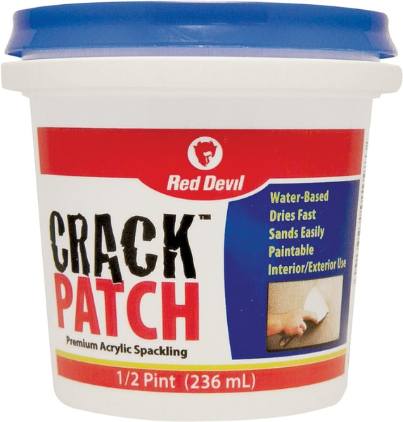 Red Devil 0802 Spackling Paste White, White, 0.5 pt Tub [SKU: ORG2887982]