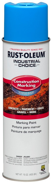 Industrial Choice M1400 System 264694 Construction Marking Paint, Caution Blue, 17 oz, Aerosol Can [SKU: ORG7405228]