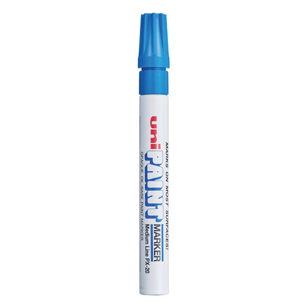 Permanent Marker, Medium Bullet Tip, Blue [SKU: UBC63603]