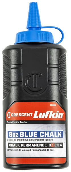 Crescent Lufkin CB08B Chalk Refill, Blue, 8 oz Bottle [SKU: ORG7411176]