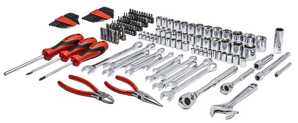 Crescent CTK150 Professional Tool Set, 150-Piece, Alloy Steel, Polished Chrome [SKU: ORG3947272]