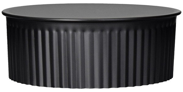 Imperial BM0151 Round End Cap, 6 in Dia, Black [SKU: ORG6527618]