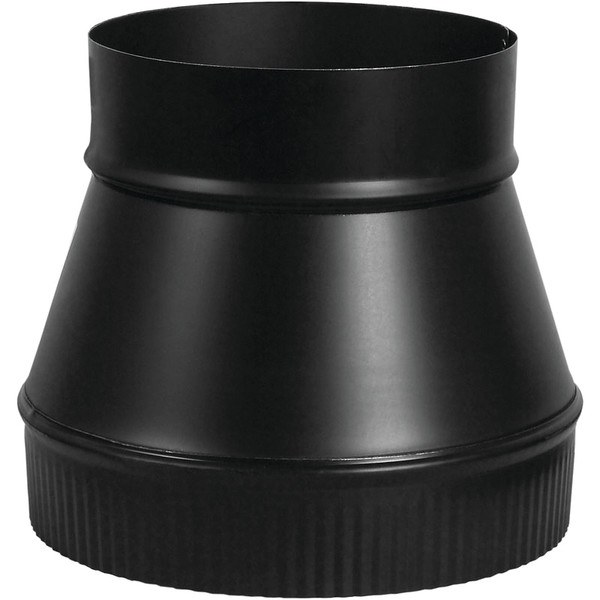 Imperial BM0063 Stove Pipe Increaser, 7 x 8 in, Black, Matte [SKU: ORG4320628]