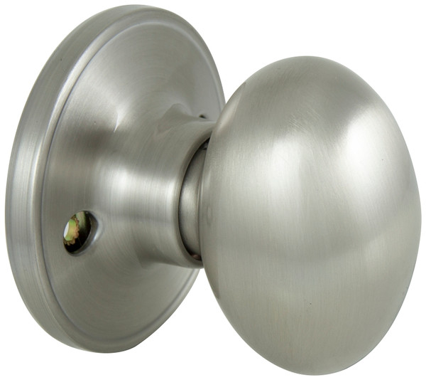 KNOB DUMMY EGG SHAPE SATIN NIC [SKU: ORG6997530]