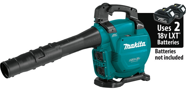 Makita XBU04Z Brushless Blower, 5 Ah, 18 V Battery, Lithium-Ion Battery, 473 cfm Air, Teal [SKU: ORG7416241]