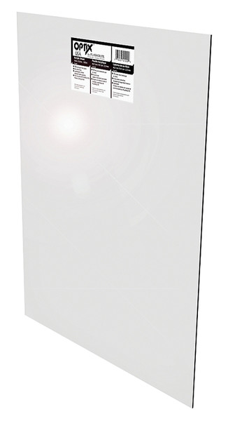 OPTIX 1AG0961A Flat Sheet, 30 in L, 24 in W, 0.1 in Thick, Clear [SKU: ORG4817110]