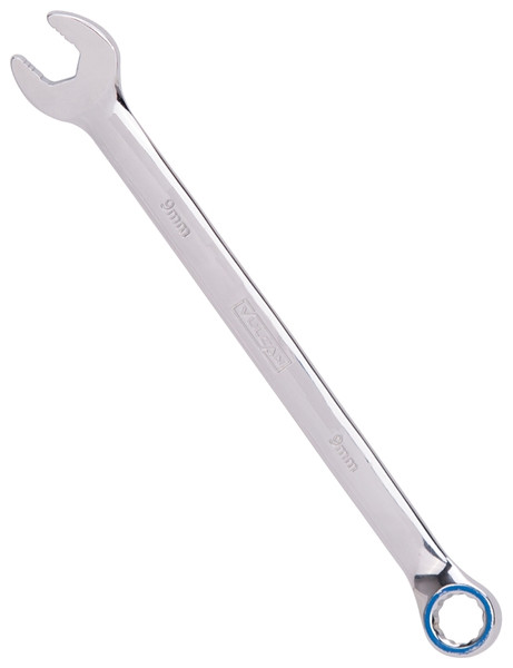 Vulcan MT6547905 Combination Wrench, Metric, 9 mm Head, Chrome Vanadium Steel, Silver [SKU: ORG8276867]