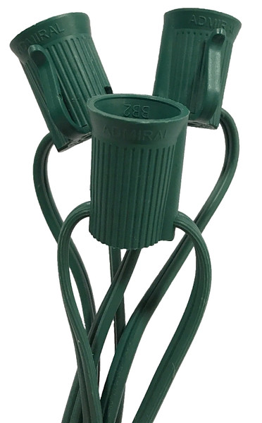 Hometown Holidays C9500GC-12 Socket Light Cord, 500 ft L Cord, 18 AWG Wire, 500 -Socket, E17 Socket, 110/120 V [SKU: ORG8654428]