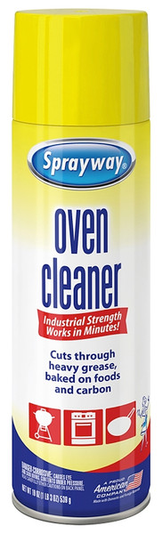 Sprayway SW824RETAIL Grill and Oven Cleaner, Liquid, Colorless, 20 oz Aerosol Can [SKU: ORG4161873]