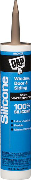 DAP 08647 Window and Door Sealant, Bronze, -40 to 400 deg F, 10.1 fl-oz Cartridge [SKU: ORG6460919]