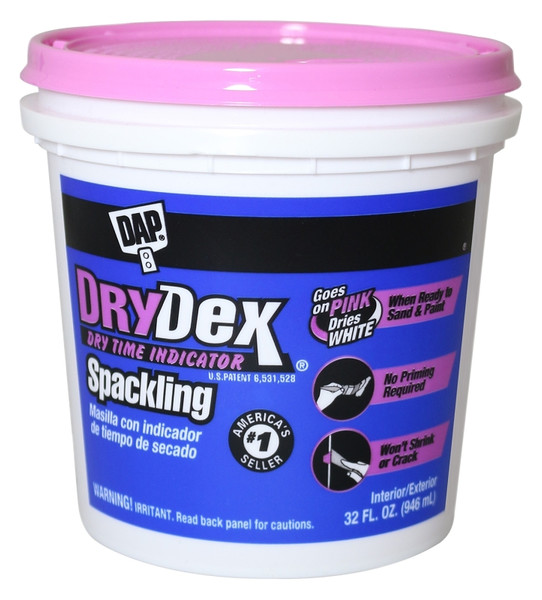 DAP 12330 Spackling Paste White, White, 32 fl-oz Tub [SKU: ORG6004972]