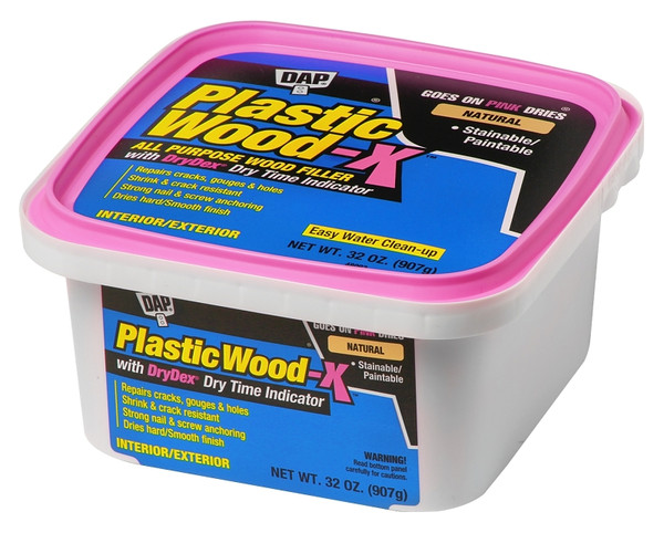 DAP 707987079800543 Wood Filler, Paste, Musty, Natural, 32 oz [SKU: ORG8301400]