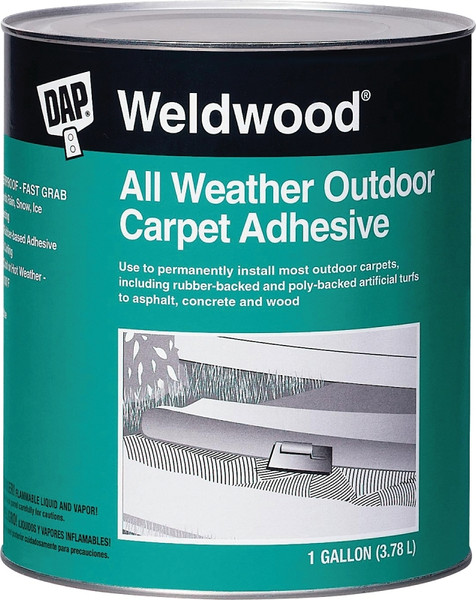 WELDWOOD 00443 Carpet Adhesive, Tan, 1 gal Pail [SKU: ORG6634489]