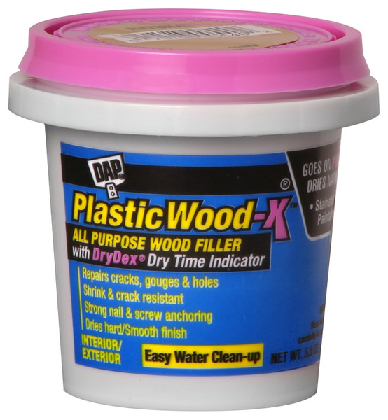 DAP 707987079800540 Wood Filler, Paste, Musty, Natural, 5.5 oz [SKU: ORG8301376]