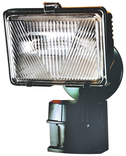 Heath Zenith HZ-5525-BZ Motion Activated Security Light, 120 V, 1-Lamp, Halogen Lamp, Glass/Metal/Plastic Fixture [SKU: ORG6531396]