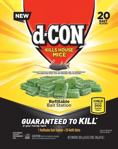 d-CON 98345 Refillable Bait Station, Solid [SKU: ORG2376515]