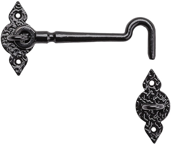 National Hardware N100-054 Spear Gate Hook, Steel, Black [SKU: ORG7227994]