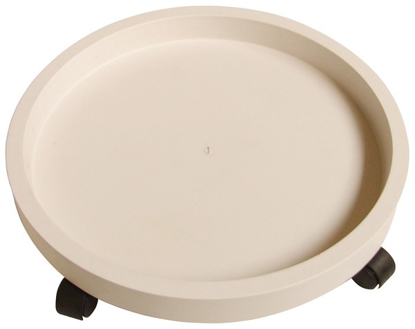 Landscapers Select GF-3634 Planter Dolly, 13 in OAL, 13 in OAW, 2.75 in OAH, 1 -Shelf, Plastic Shelf, White Shelf [SKU: ORG7117377]