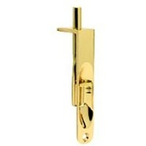 Schlage Ives Artisan Series 265B3 Flush Bolt, 1/2 in Bolt Head, Solid Brass, Polished Brass [SKU: ORG6829873]