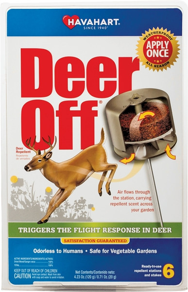 Safer Deer Off 5962 Deer Repellent Station, Weatherproof, Repels: Deer [SKU: ORG9972498]