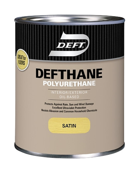 PPG Defthane 025-04 Polyurethane, Liquid, Amber, 1 qt, Can [SKU: ORG8163040]
