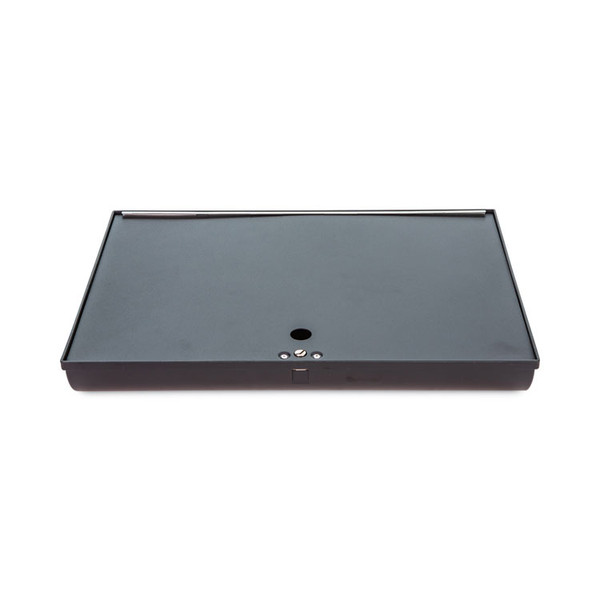 Plastic Currency and Coin Tray, Coin/Cash, 10 Compartments, 16 x 11.25 x 2.25, Black [SKU: CNK500063]
