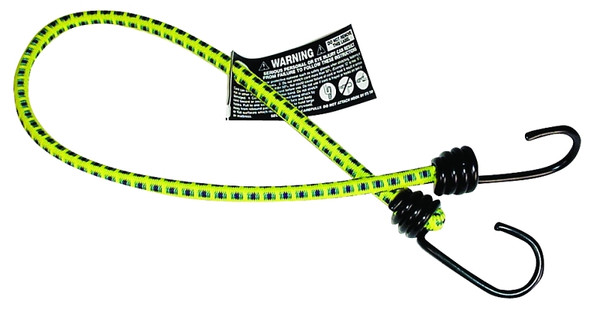 KEEPER 06025 Bungee Cord, 24 in L, Rubber, Hook End [SKU: ORG6831366]