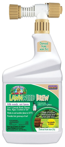 Bonide Captain Jack's 2612 Ready-To-Spray Weed Killer, Liquid, Spray Application, 1 qt [SKU: ORG7456106]