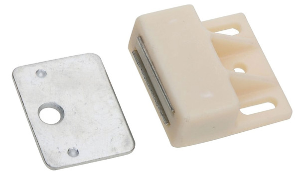 National Hardware V712 Series N149-823 Magnetic Catch, Nylon/Steel, White [SKU: ORG7178528]