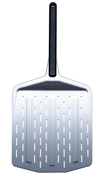 Ooni UU-P06401 Perforated Pizza Peel, Aluminum Blade, Black Handle, Dishwasher Safe: No [SKU: ORG4397527]