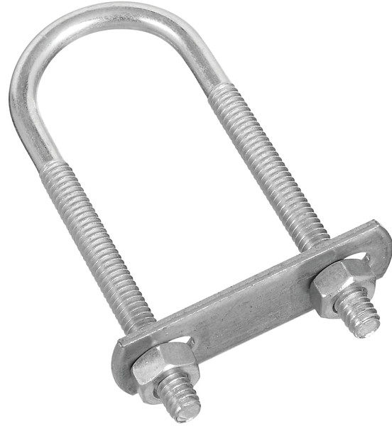 National Hardware N222-109 U-Bolt, 1/4-20 Thread, 1-3/4 in L Thread, Steel, Zinc [SKU: ORG6770705]