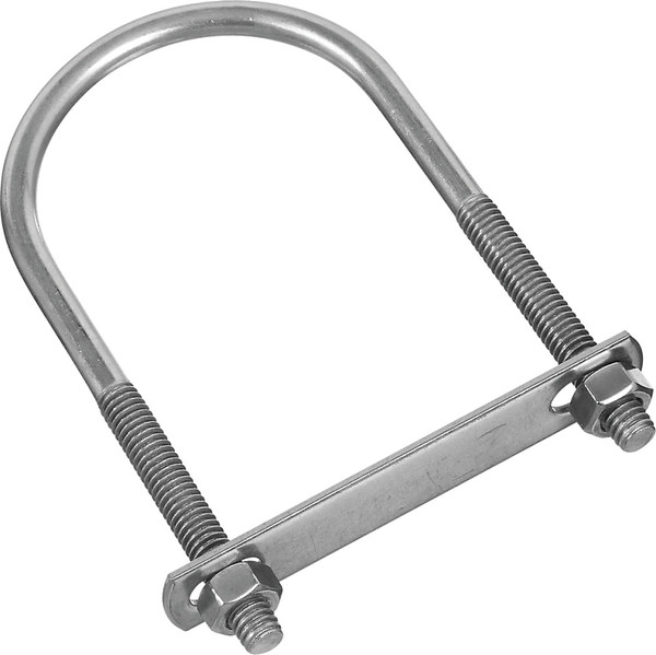 National Hardware N222-471 U-Bolt, 5/16-18 Thread, 2-1/4 in L Thread, Stainless Steel, Stainless Steel [SKU: ORG9091323]
