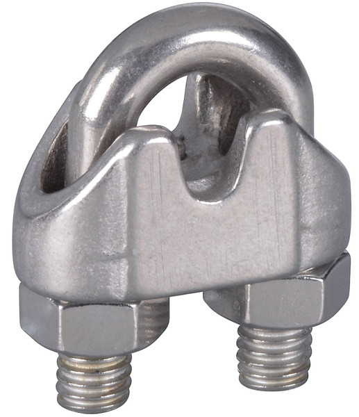 National Hardware 4230BC Series N830-313 Wire Cable Clamp, 3/16 in Dia Cable, 1 in L, Malleable Iron [SKU: ORG7183247]