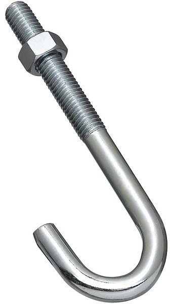 BOLT J-HOOK 1/2X6IN ZINC [SKU: ORG7691579]