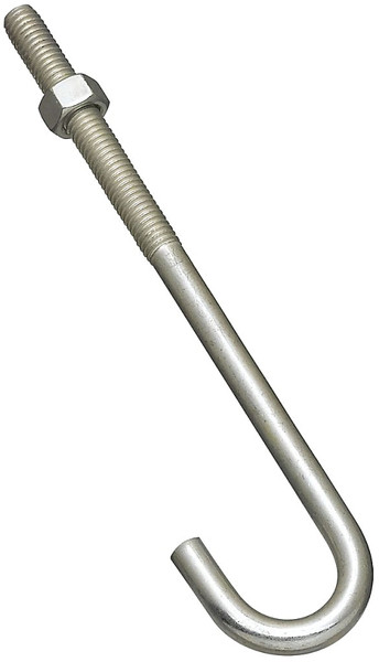 BOLT J-HOOK 3/8X7IN ZINC [SKU: ORG8462574]