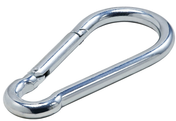 National Hardware 3112BC Series N350-511 Spring Snap, 146 lb Working Load, Steel, Zinc [SKU: ORG7183049]